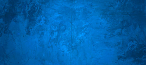 istock Beautiful abstract dark blue ocean concrete wall texture background 1242616397