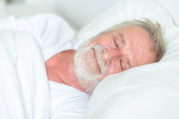 istock Sweet dream grandpa. 1242633882
