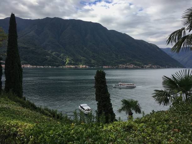 istock Boats on lake Como 1242652240