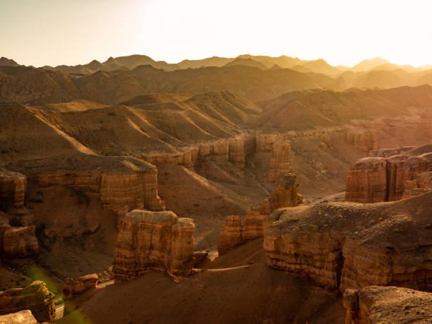 istock Charyn canyon in Kazakhstan 1242729134