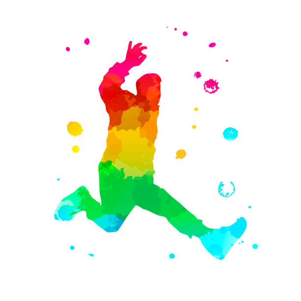 istock A male street dance hip hop dancer in silhouette 1242748845