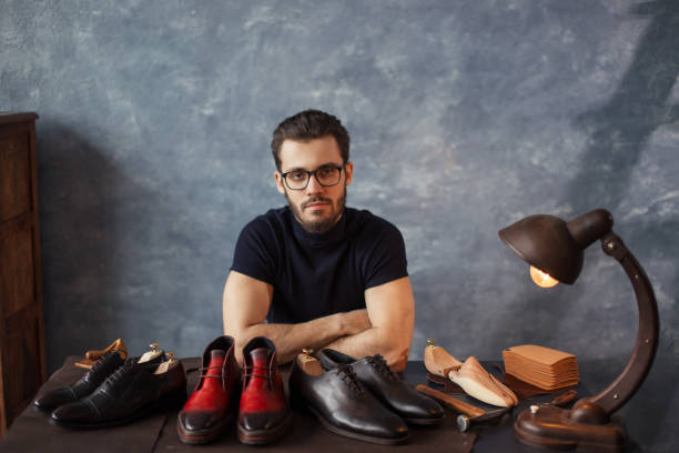 istock gorgeous cobber in glasses looking at the camera 1242748854