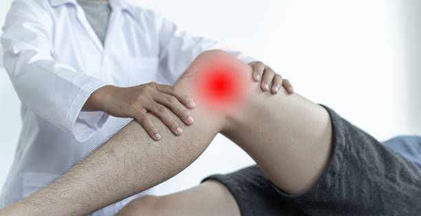 istock Physical therapists or physicians perform physical therapy for patients admitted to the hospital, Massage or muscle relaxation and physical therapy concept. 1242761447