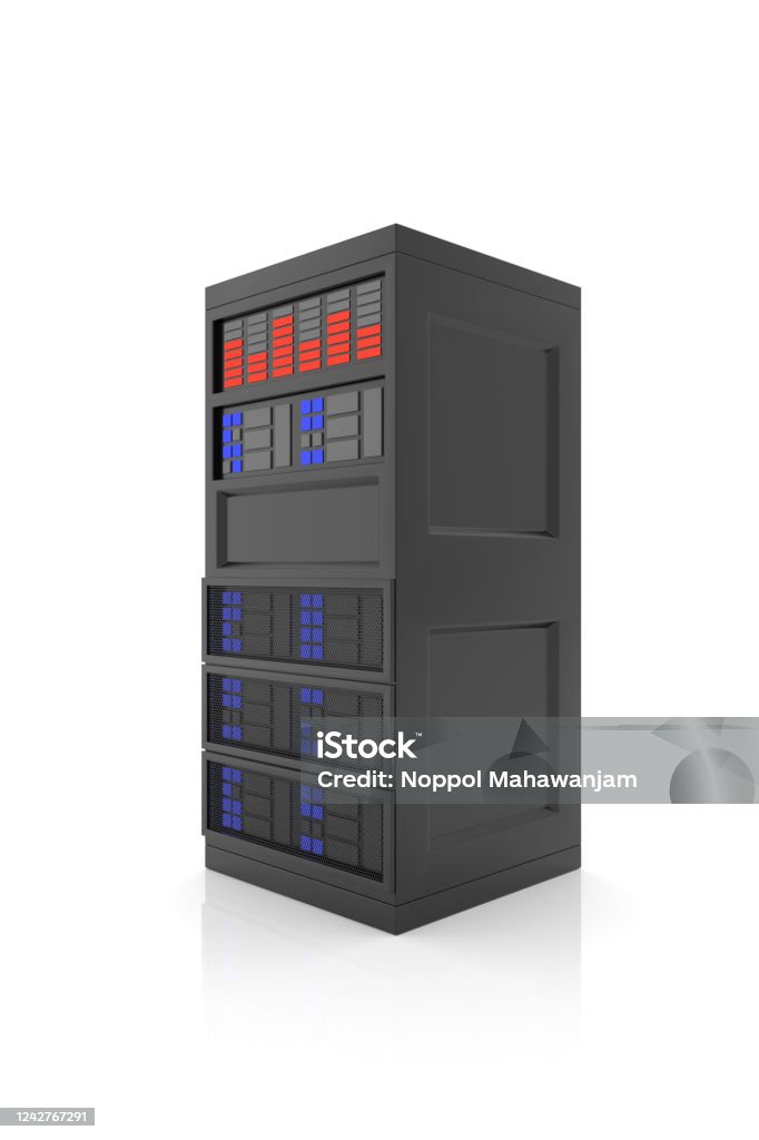 Mainframe Texture Mainframe Isolated On White Background 3d Rendering Stock Photo ...