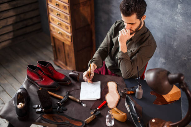 istock talented shoemaker making up an orthopedic insoles 1242778994