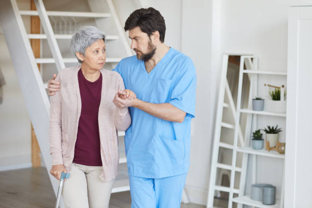 istock Doctor caring for his senior patient 1242878923