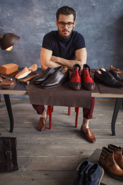 istock man has prepared footwears for sale 1242890684