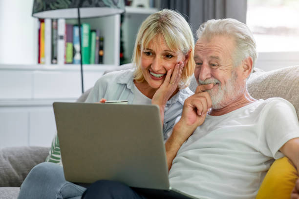 istock Enjoy watching movie on line. 1242891247