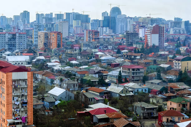 istock Densely populated urban region. 1242928668