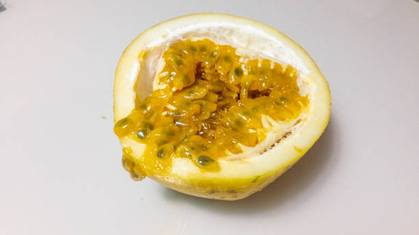 istock Passion fruit band in the center 1242995120