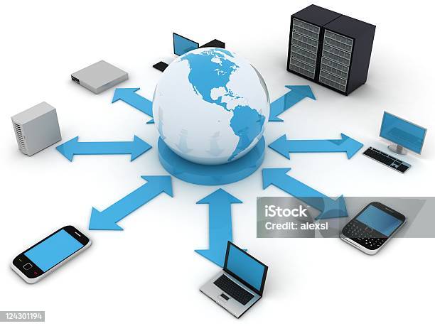 電話ノートパソコンや機器のネットワーク - IT技術者のストックフォトや画像を多数ご用意 - IT技術者, つながり, インターネット