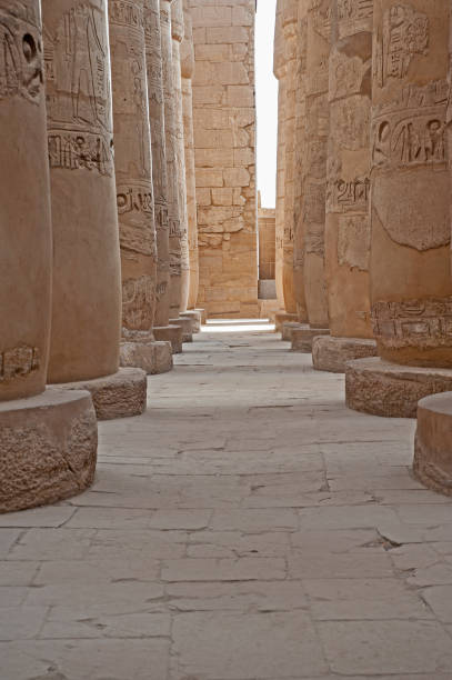 istock Hieroglyphic carvings on ancient egyptian temple columns 1243070067