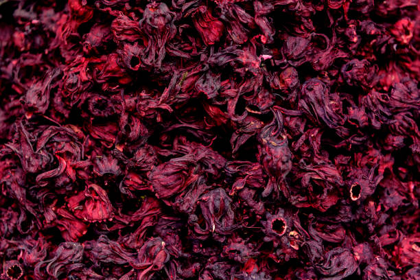 istock Dried Hibiscus Leaves Texture 1243072301
