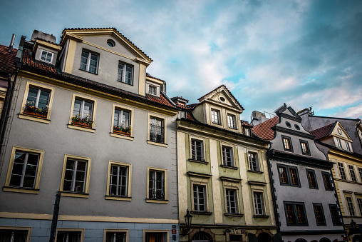 Apartment Buildings In Old Town Of Prague