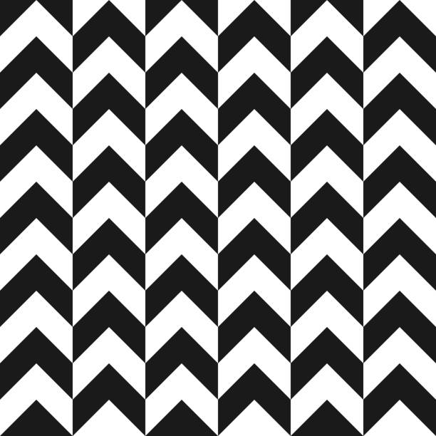 Seamless geometric abstract pattern Seamless geometric abstract pattern. Elements of herringbone and chevron. chevron stock illustrations