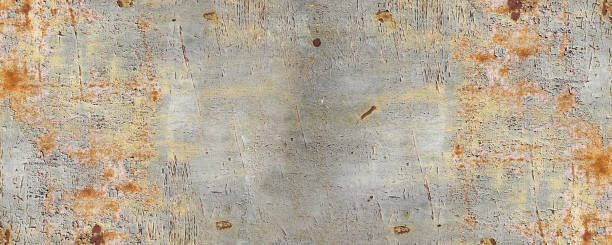 Rusty vintage panel. Abandoned vintage panel of metal. Perfect background with space