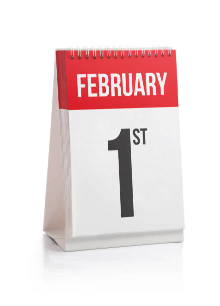istock February Month Days Calendar First Day 1243100480