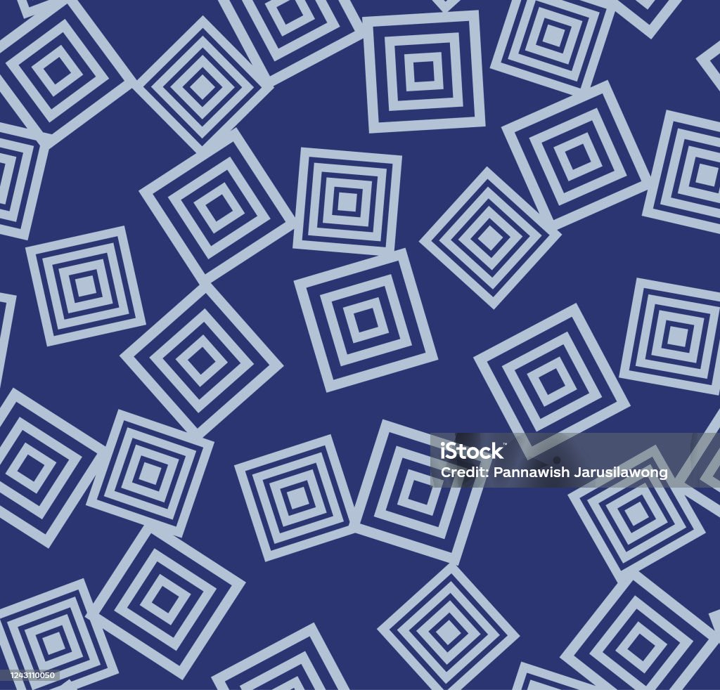 Japanese Square Pattern Japanese Random Square Vector Seamless Pattern Stock Illustration ...