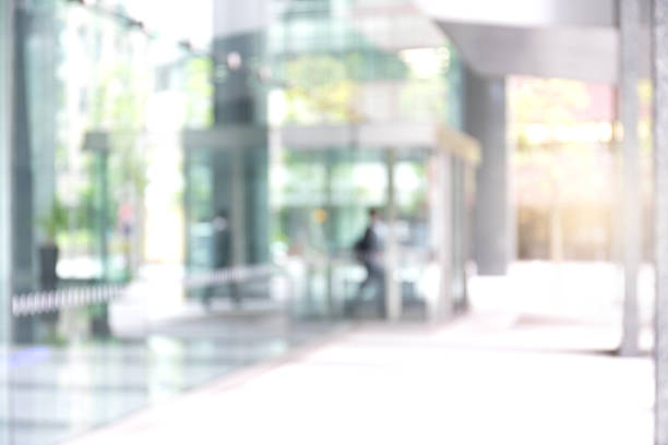 istock Hotel or office lobby blur background 1243128909