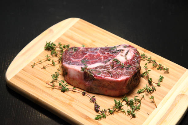 istock Raw fresh meat steak. Meat for steak. Beef steak. Raw meat. 1243162089
