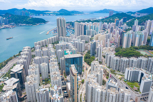 istock Drone view of Residential building 1243170945
