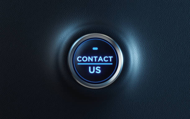 Contact Us Written Car Start Button on Dashboard Contact us written car start button on dashboard. Horizontal composition with copy space. Front view. ignition photos stock pictures, royalty-free photos & images