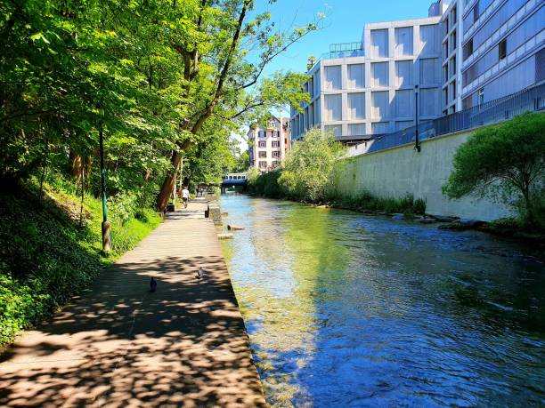istock Sihl channel Zurich 1243182717