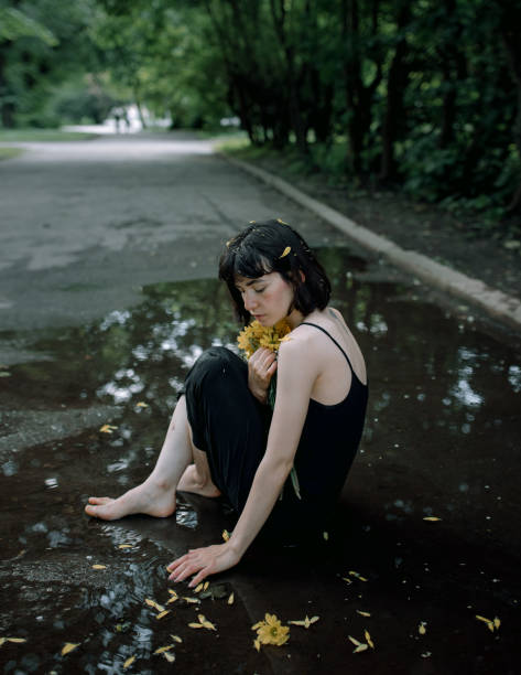 istock Young woman enjoying life 1243204901
