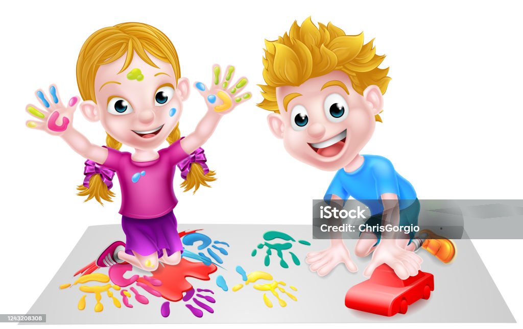 Ilustración de Dibujos Animados Niños Jugando y más Vectores Libres de Derechos de 4-5 años - 4-5 años, 6-7 años, 8-9 años - iStock Ilustración de Dibujos Animados Niños Jugando y más Vectores Libres de Derechos de 4-5 años - 4-5 años, 6-7 años, 8-9 años - iStock