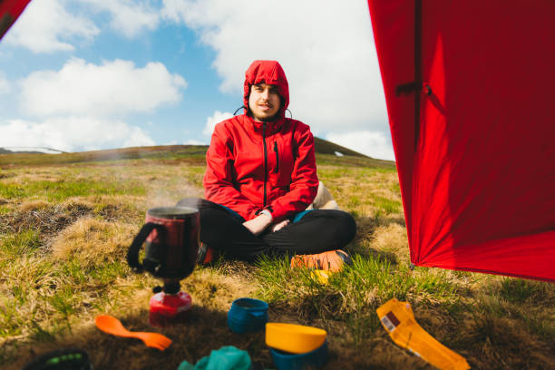 istock Ready for the best outdoor breakfast in the mountains! 1243237886