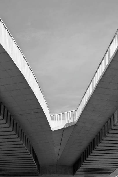 istock Double lane urban concrete flyover 1243249120