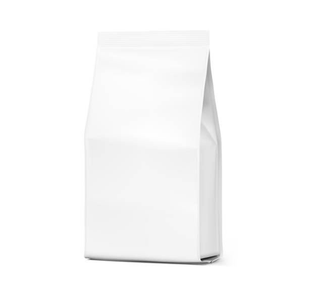 istock Realistic food bags isolated on white background. Isometric view. 1243256316
