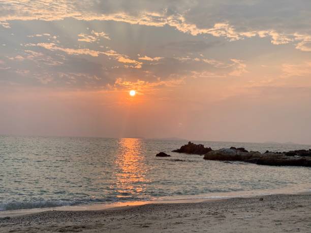 istock sunset on the island's beach 1243259030