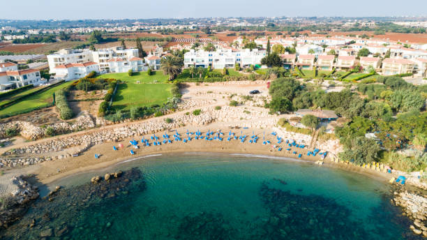 istock Aerial Sirena beach, Protaras, Cyprus 1243284808