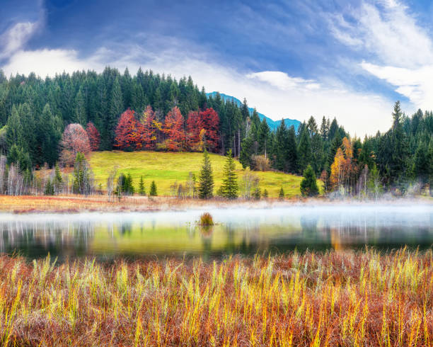 istock Marvelous view of Wagenbruchsee (Geroldsee) 1243290840