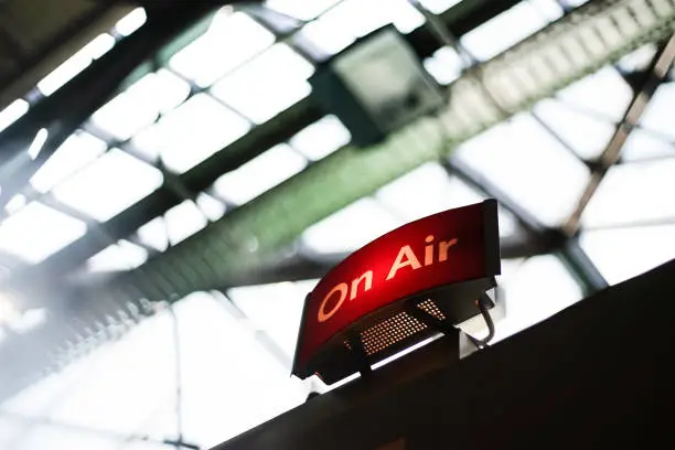 Photo of photo of an on air sign outdoor