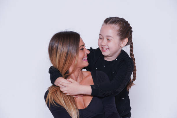 istock Mother and daughter in studio 1243312757