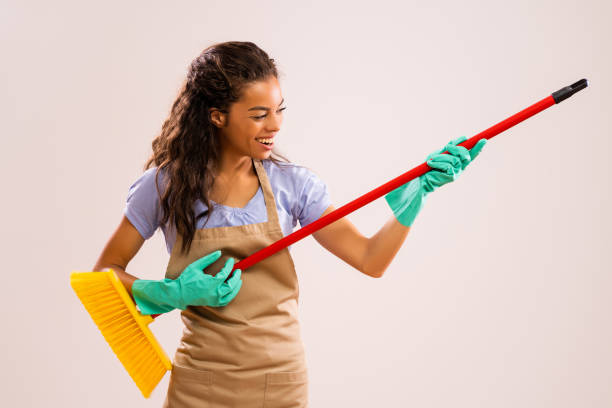 istock Young housewife ready for cleaning 1243325910