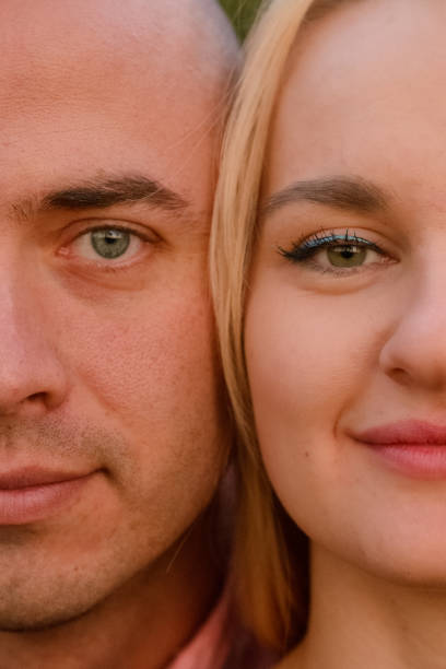 istock Man and woman close-up. 1243334006