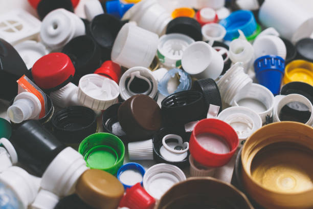 istock plastic bottle caps intended for recycling 1243363634