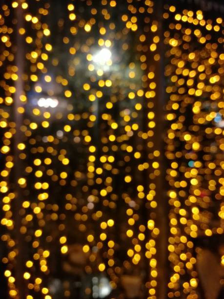 istock Unfocused blurred orange bokeh background. Unfocused. Bokeh abstract texture. Unfocused background. Blurred bright light 1243390217