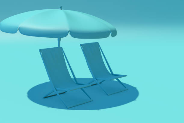 istock 3D rendering of summer concept. 1243394047