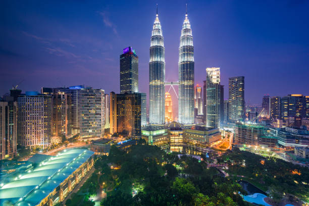 istock Kuala Lumpur, Malaysia park and skyline 1243399071