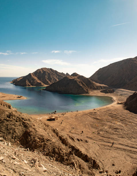 istock Red Sea Water and Sinai Mountains 1243401508