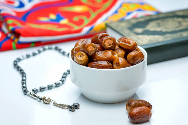istock Ramadan Dried Dates with Quran and Rosary 1243409234