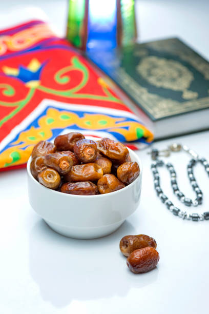 istock Ramadan Dried Dates with Quran and Rosary 1243409769