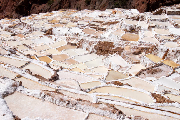 istock Salt Evaporation Ponds At Maras In Peru 1243472831
