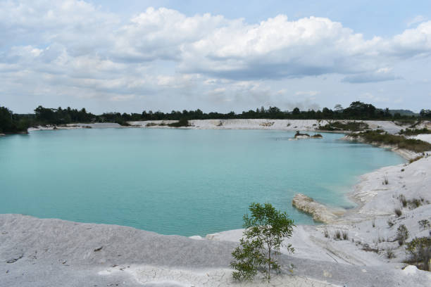 istock Landscape of Kaolin Lake Belitung. 1243509523