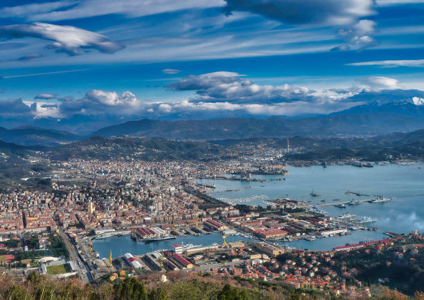 istock aerial view of la spezia 1243528675