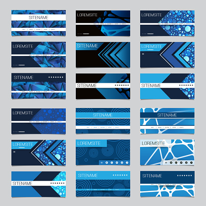Header Image Web Design Web Design Elements Header Designs Stock Illustration - Download Image ...